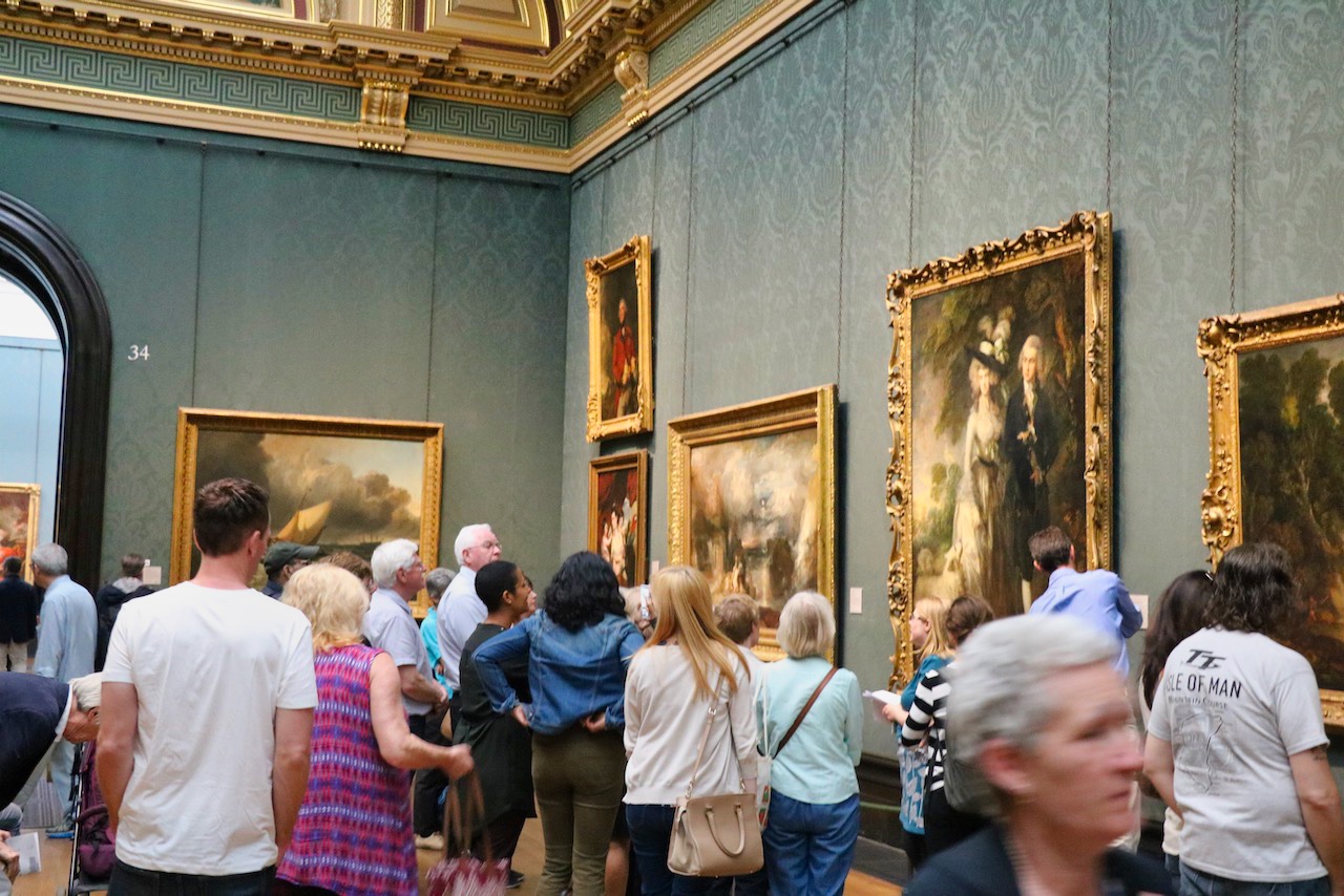 The Tate Britain is a busy place!